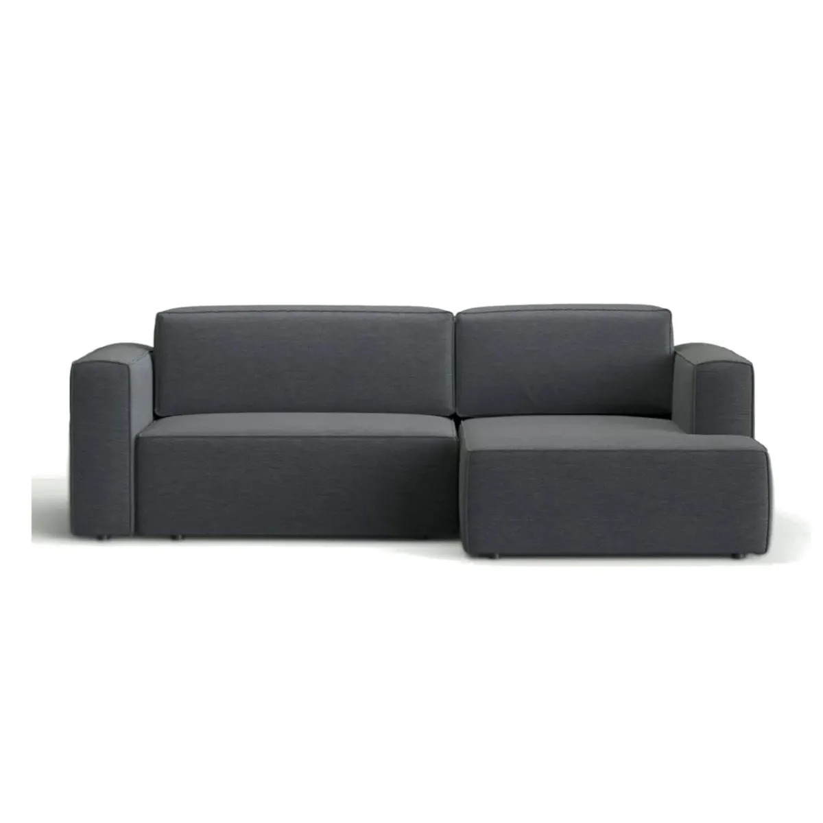 Moved Night Small Modern Corner Sofa Bed Right Graphite Diosa 93