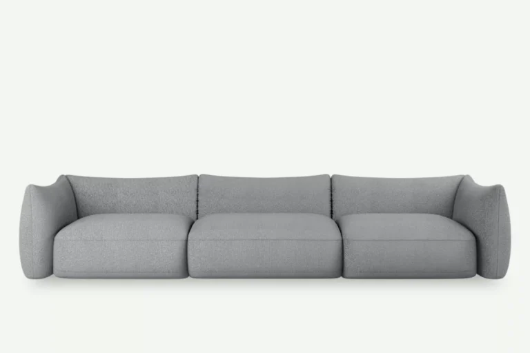 Cosy XL Modern 3 Seater Sofa with arms Grey Copenhagen 802