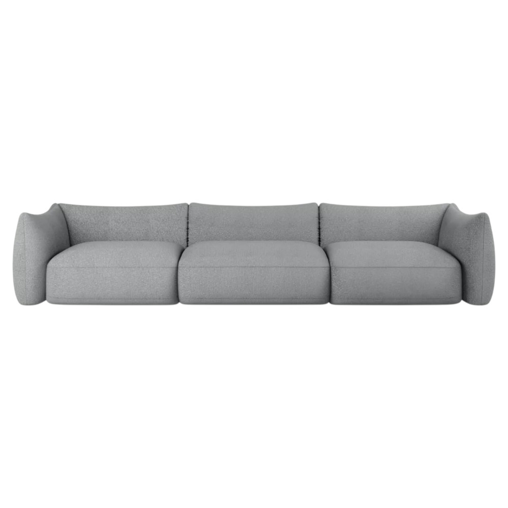 Cosy XL Modern 3 Seater Sofa Grey Copenhagen 802