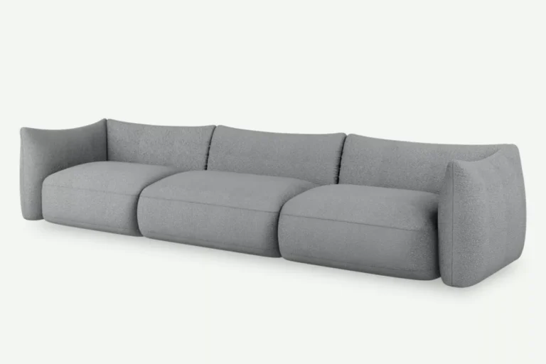 Cosy XL Modern 3 Seater Sofa Grey Copenhagen 802
