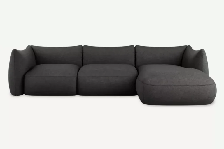 Cosy XL Modern Corner Sofa Right Graphite Diosa 93