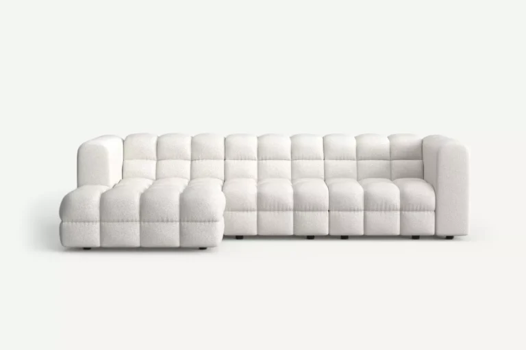 Story Big Modern Corner Sofa Left Cream Raven 22