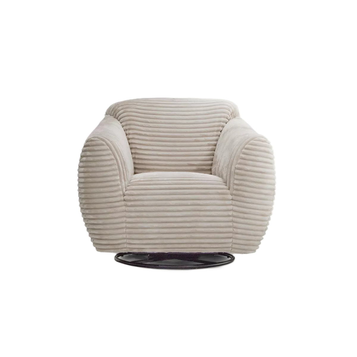 Sphere Armchair Swivel White Cream Tilia 03