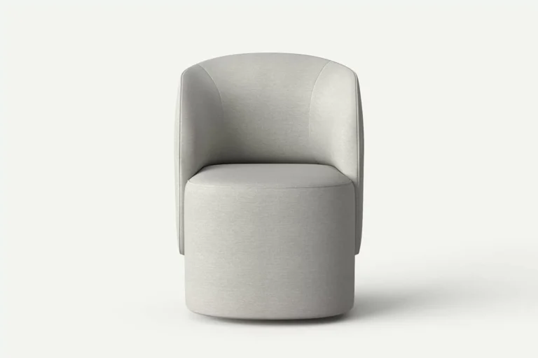 Elvi Armchair Swivel White Beige Diosa 01