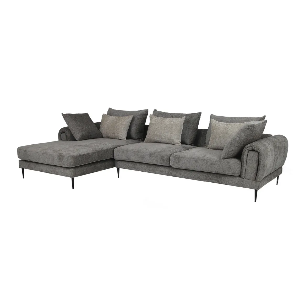 Ray Corner Sofa Left Grey