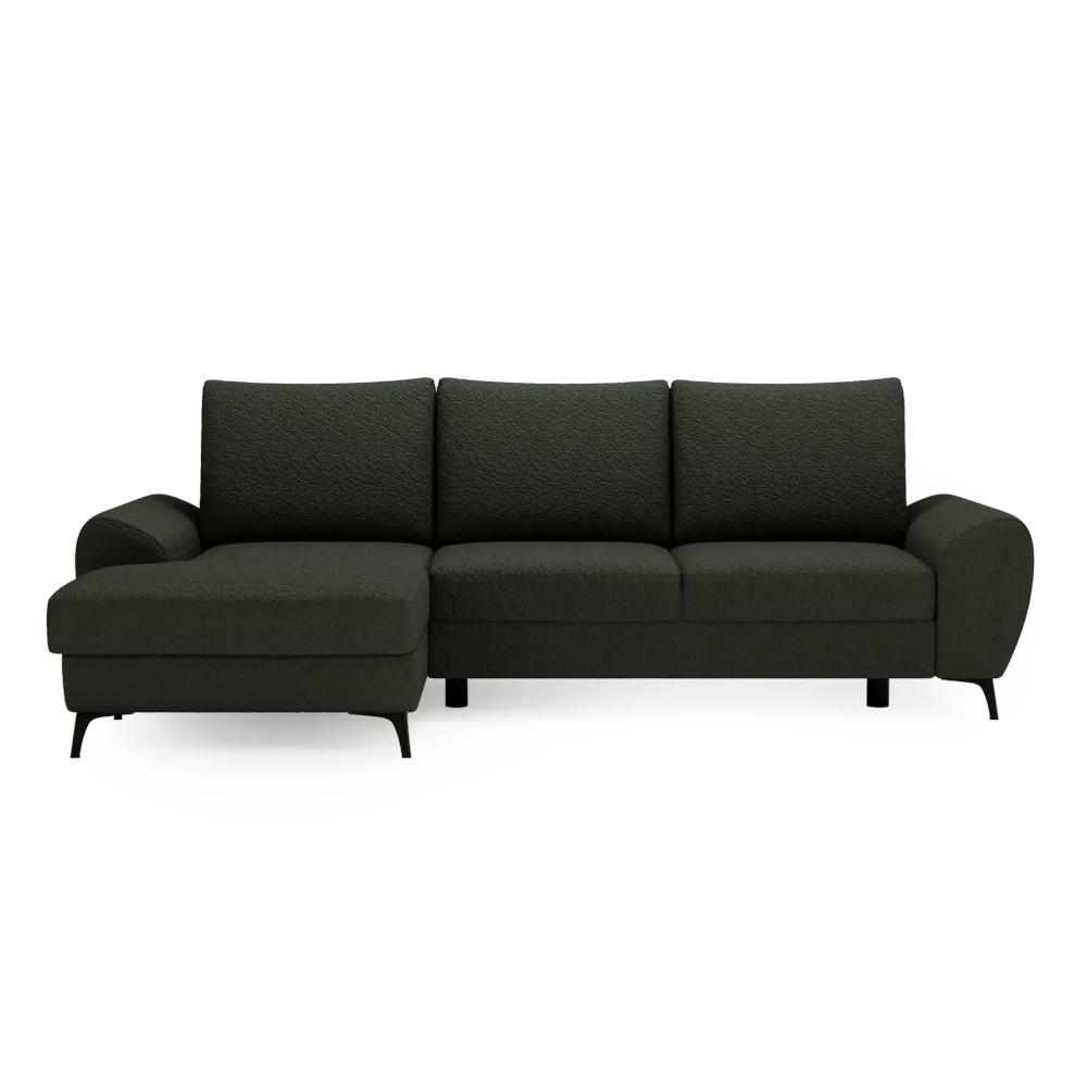 Loki Corner Sofa Bed Green Sorriso 26