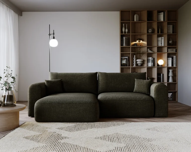 Next Corner Sofa Bed Olive Legacy 10