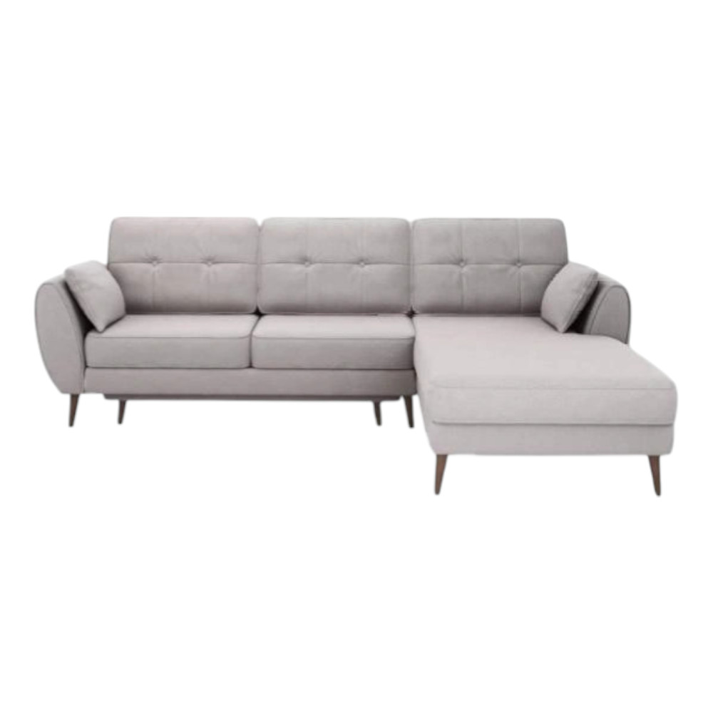 Candy Corner Sofa Bed Right New Milton 14 Light Grey
