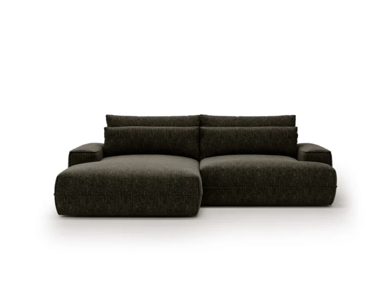 Fresh Corner Sofa Bed Left Dark Grey Modesto 489