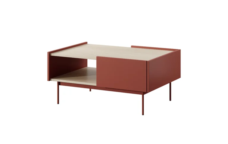 Colour Coffee Table Red