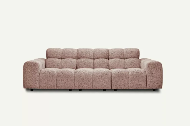 Cloudy 3 Seater Sofa Pink Blush Puente 68