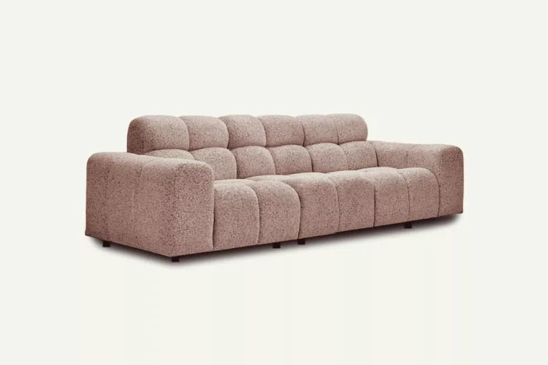 Cloudy 3 Seater Sofa Pink Blush Puente 68