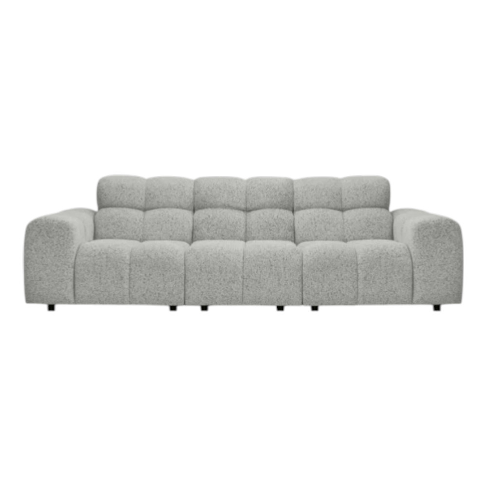 Cloudy 3 Seater Sofa Sand Grey Raven 06