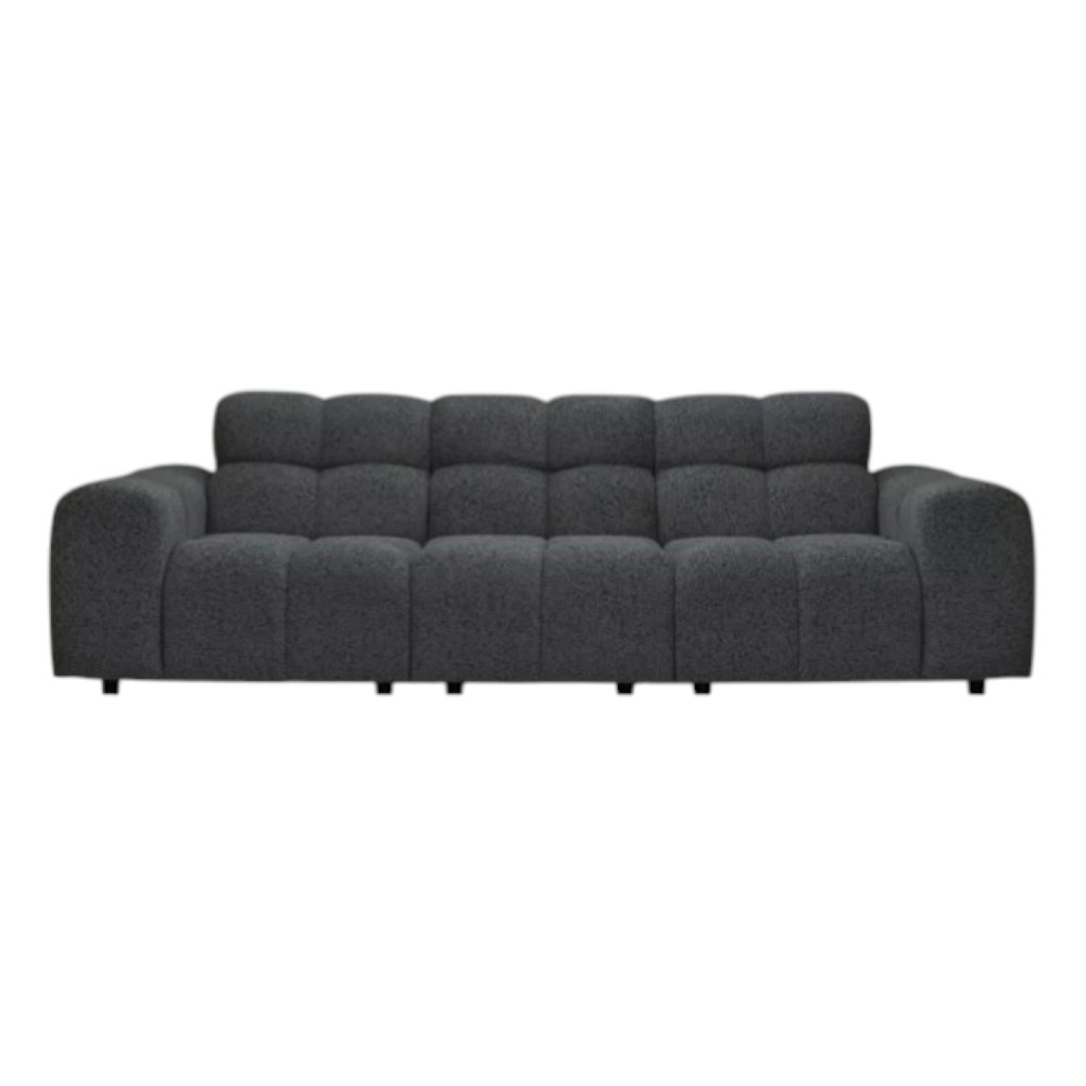 Cloudy 3 Seater Sofa Steel Grey Raven 18