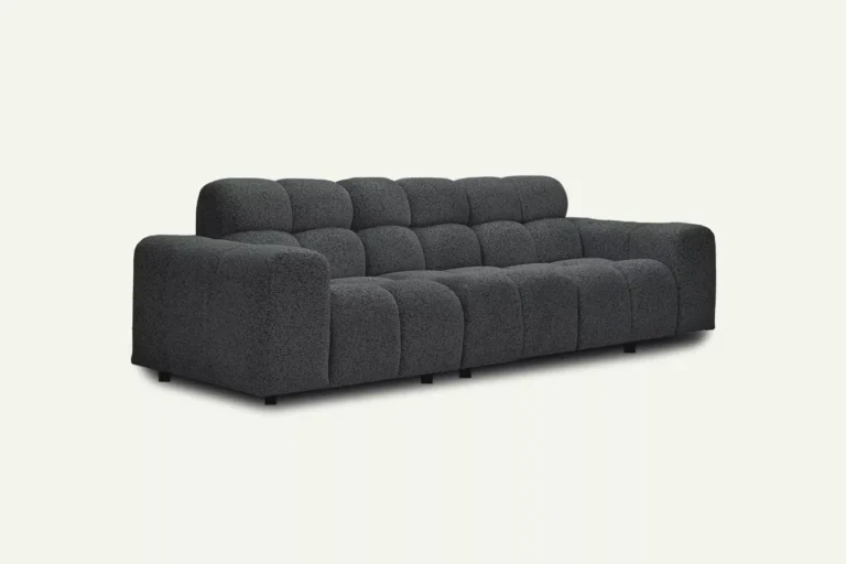 Cloudy 3 Seater Sofa Steel Grey Raven 18
