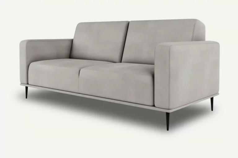 Daglas 2.5 Seater Sofa Light Grey Letto 80