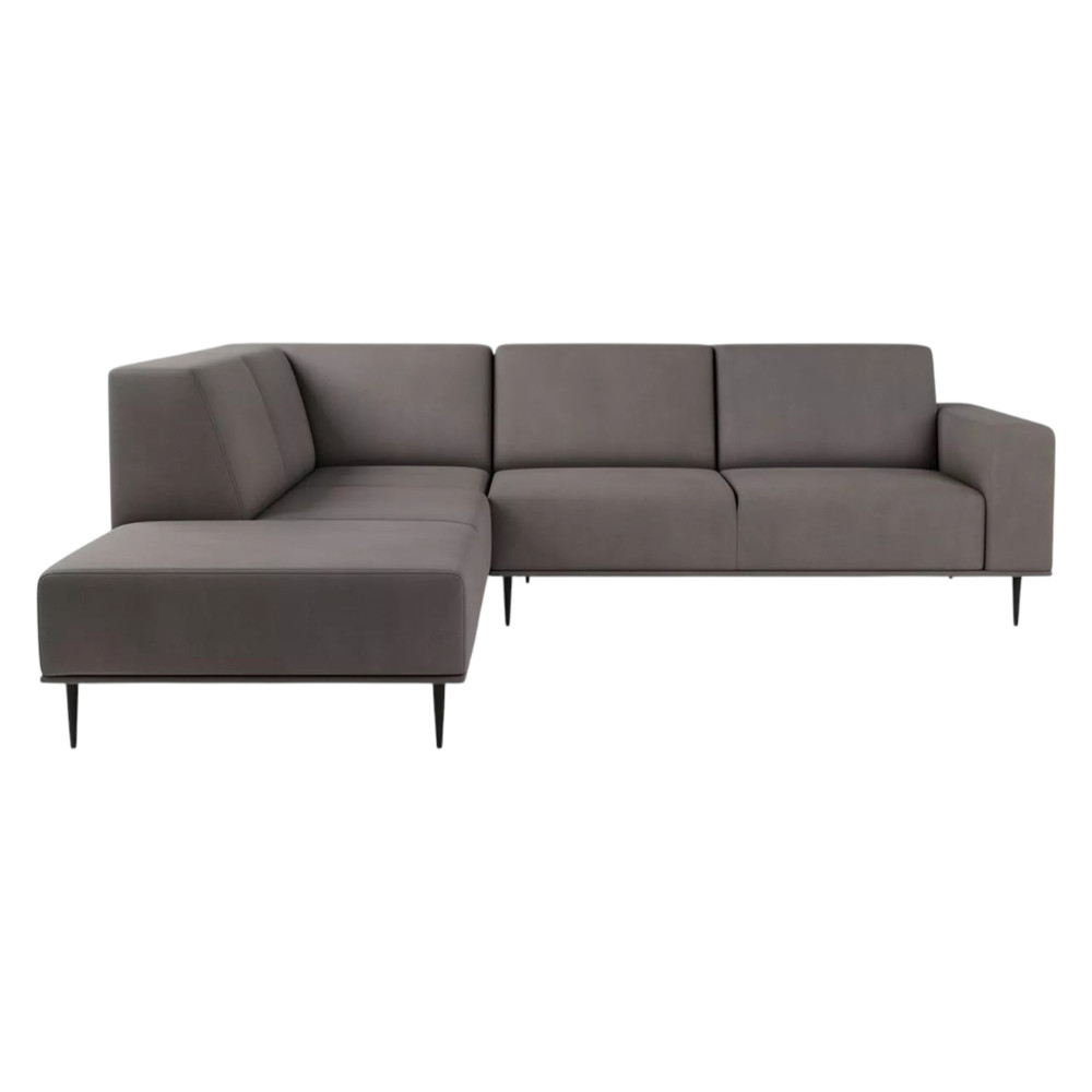 Daglas II Modern Corner Sofa Ash Grey Letto 93