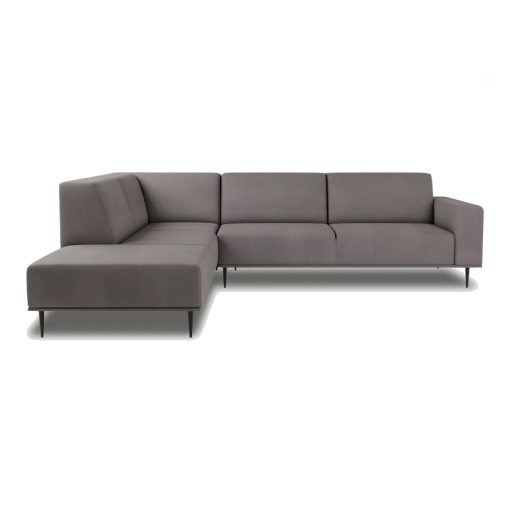 Daglas II XL Modern Corner Sofa Ash Grey Letto 93