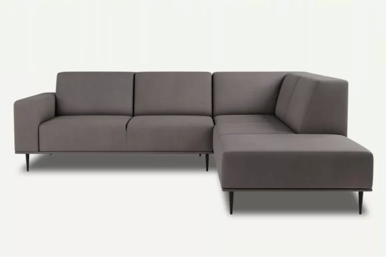 Daglas II Modern Corner Sofa Right Ash Grey Letto 93