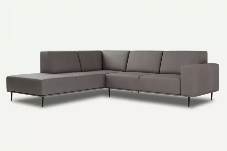 Daglas II Modern Corner Sofa Ash Grey Letto 93