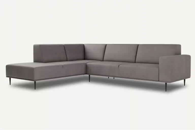 Daglas II XL Modern Corner Sofa Ash Grey Letto 93