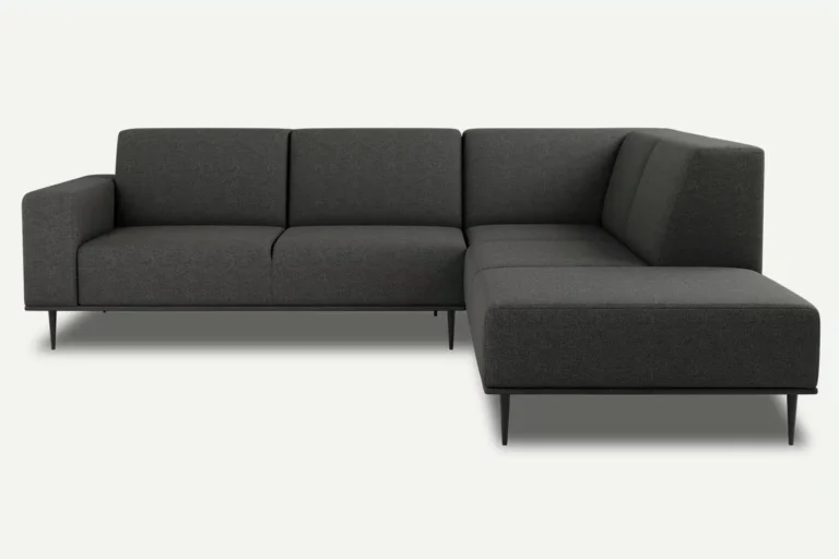 Daglas II Modern Corner Sofa Right Graphite Diosa 93