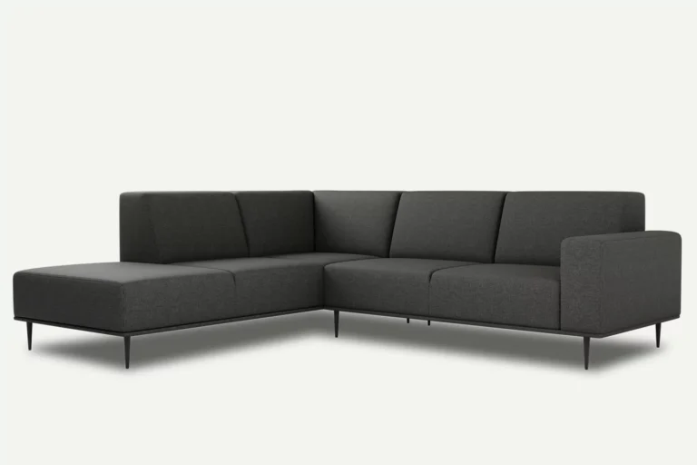 Daglas II Modern Corner Sofa Graphite Diosa 93