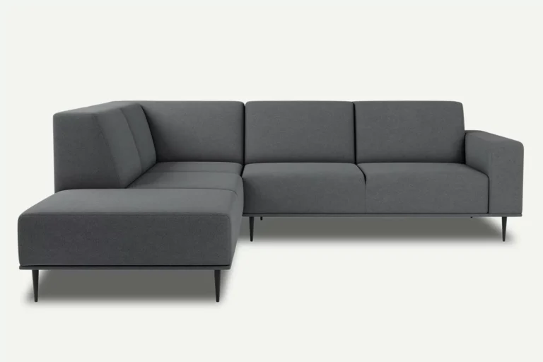 Daglas II Modern Corner Sofa Left Grey Castel 93