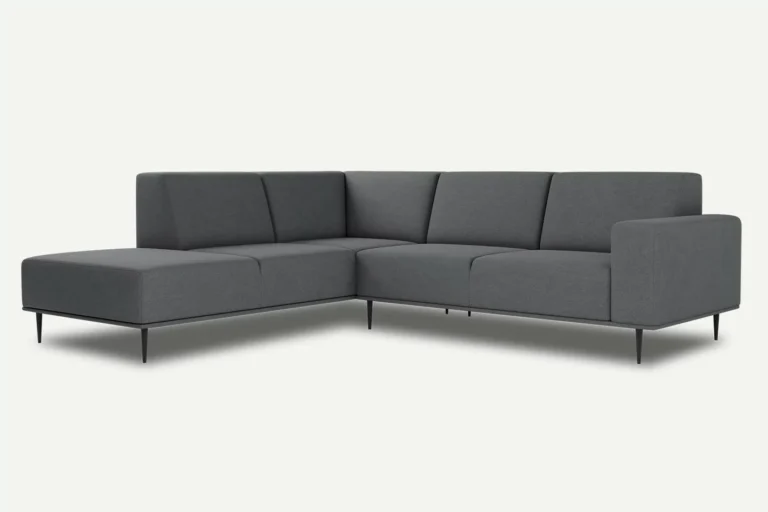Daglas II Modern Corner Sofa Grey Castel 93
