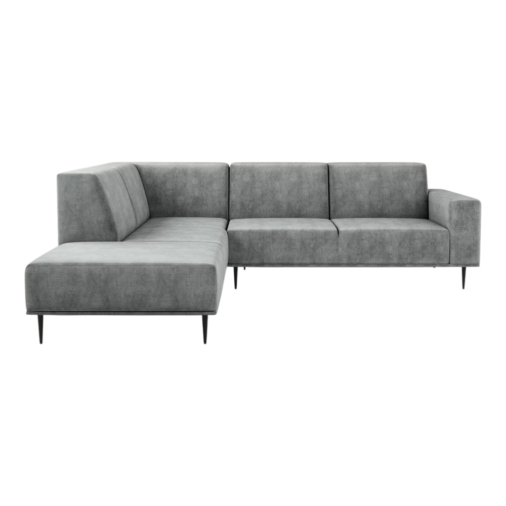 Daglas II Modern Corner Sofa Grey Torre 18