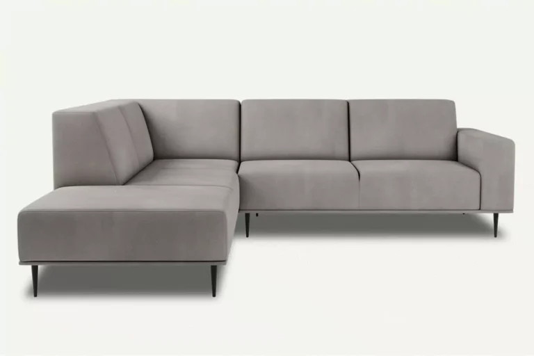 Daglas II Modern Corner Sofa Left Light Grey Letto 80