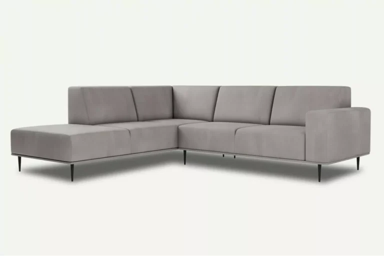 Daglas II Modern Corner Sofa Light Grey Letto 80
