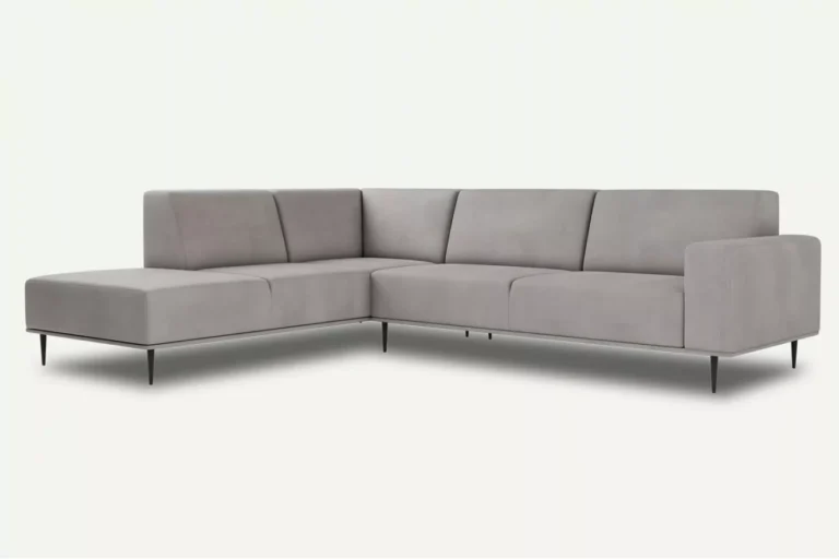 Daglas II XL Modern Corner Sofa Light Grey Letto 80