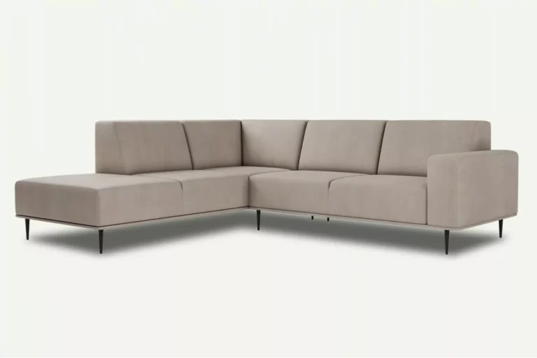 Daglas II Modern Corner Sofa Warm Beige Letto 11