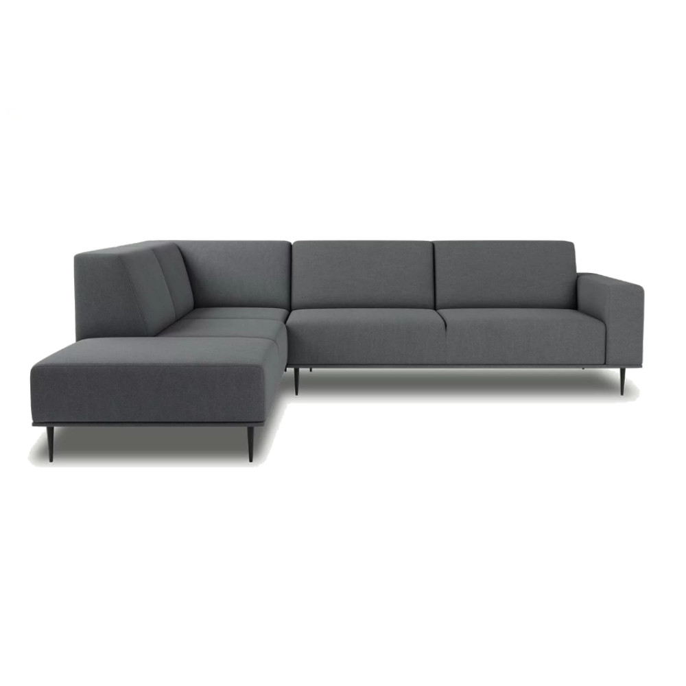 Daglas II XL Modern Corner Sofa Grey Castel 93