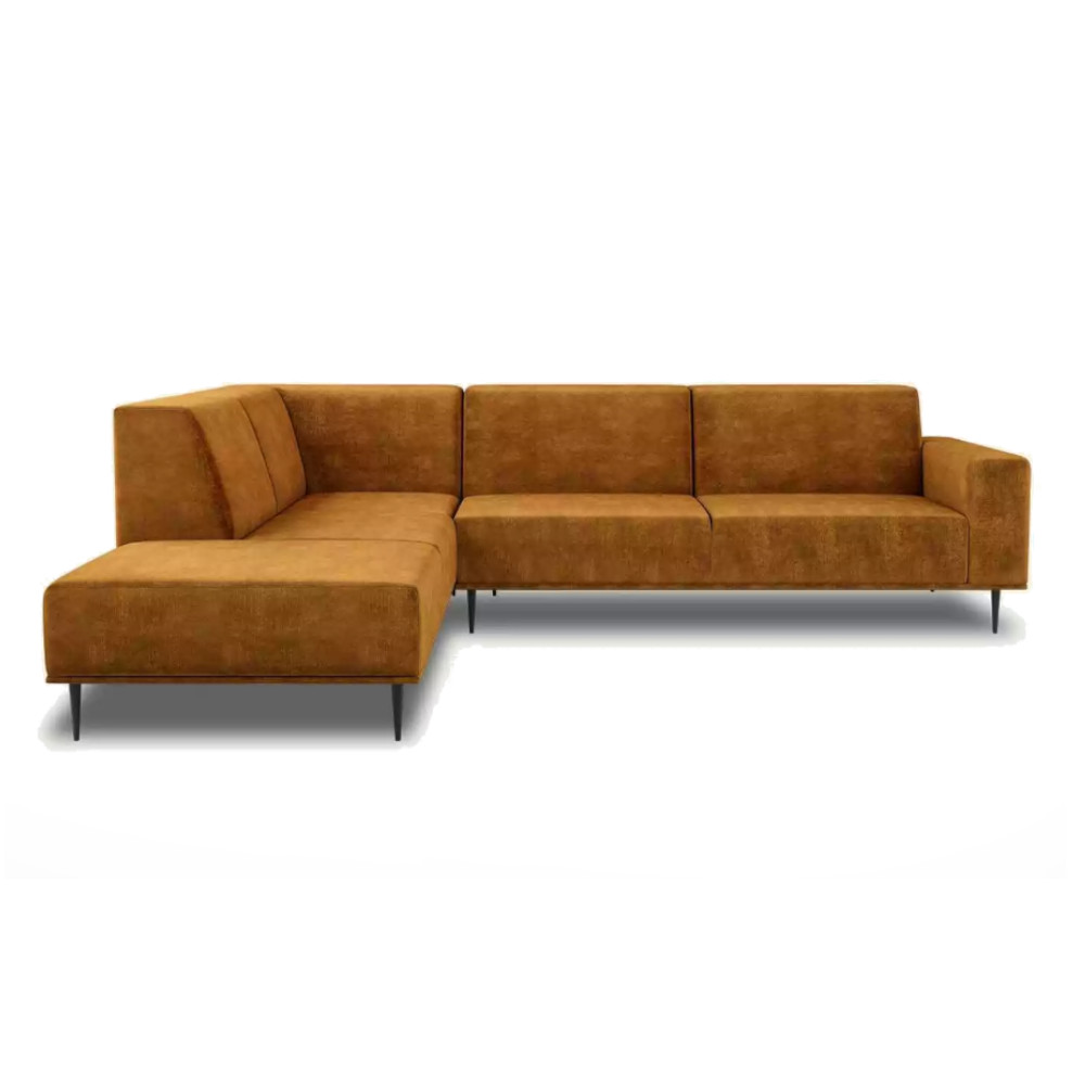 Daglas II XL Modern Corner Sofa Orange Torre 10