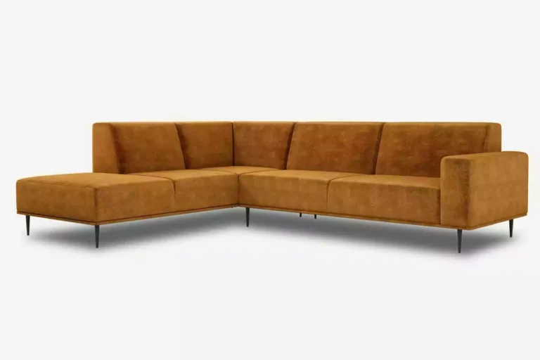 Daglas II XL Modern Corner Sofa Orange Torre 10