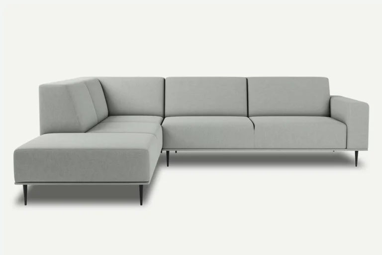 Daglas II XL Modern Corner Sofa Left Warm Grey Castel 80