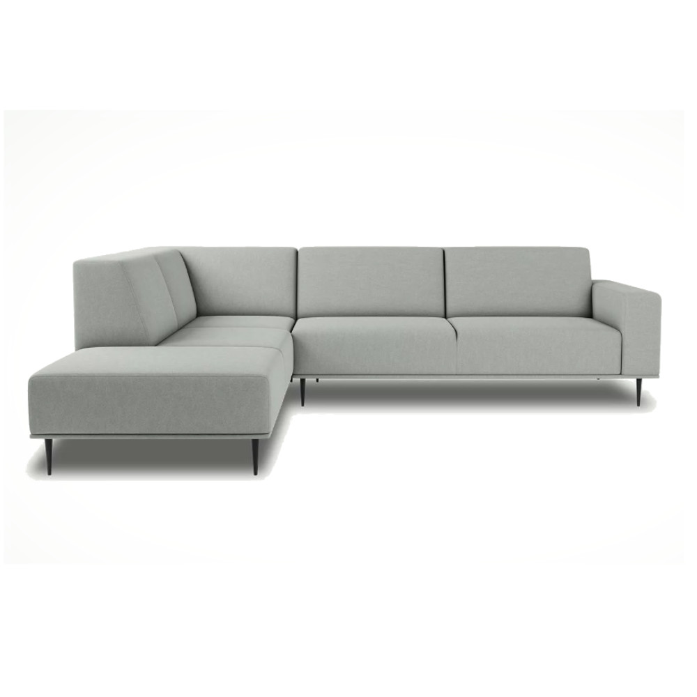 Daglas II XL Modern Corner Sofa Warm Grey Castel 80