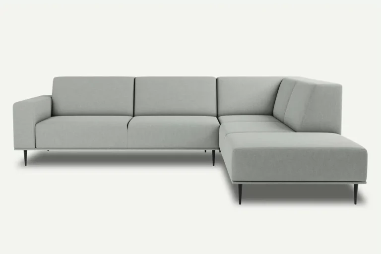 Daglas II XL Modern Corner Sofa Right Warm Grey Castel 80