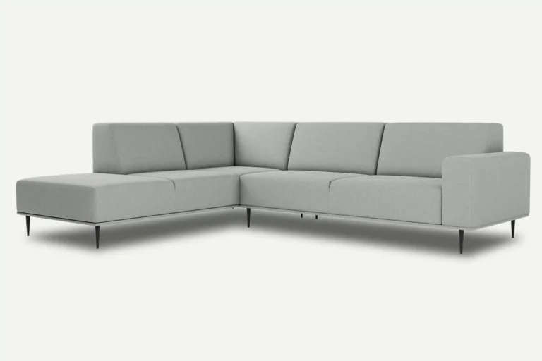 Daglas II XL Modern Corner Sofa Warm Grey Castel 80