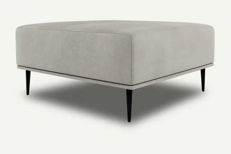 Daglas Large Foot Stool Grey Letto 80