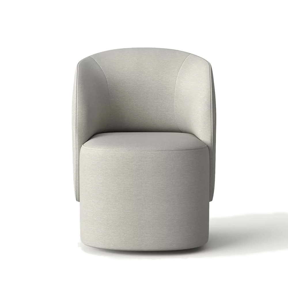Elvi Armchair Swivel White Beige Diosa 01