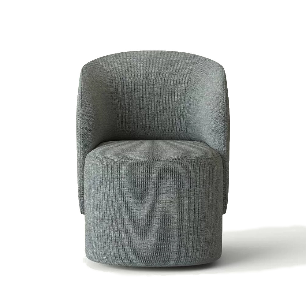 Elvi Armchair Swivel Grey Diosa 85