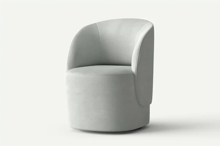 Elvi Armchair Swivel Warm Grey Castel 80