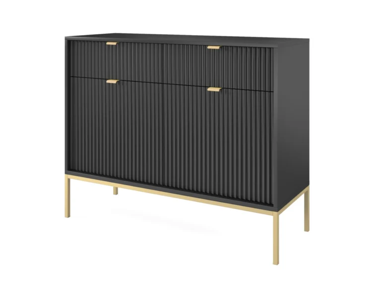 Nova Dresser 1 Black Gold frame