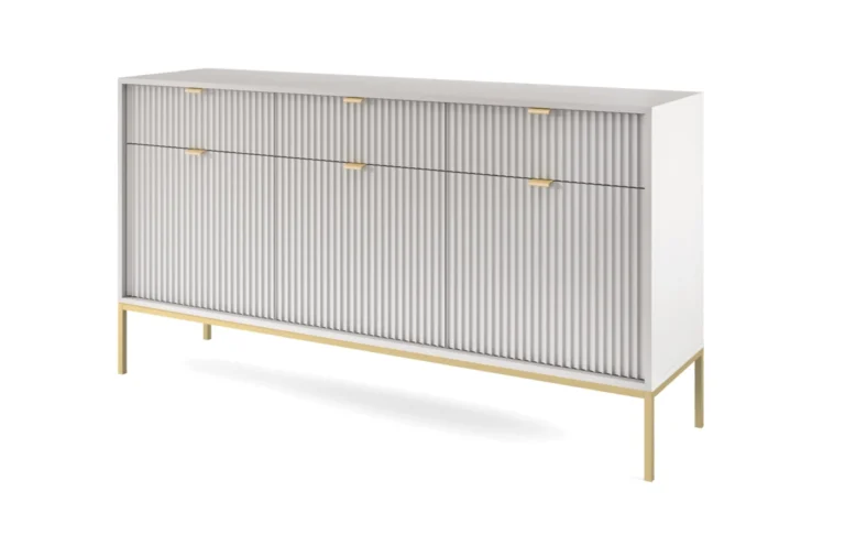 Nova Dresser 3 Grey Gold frame