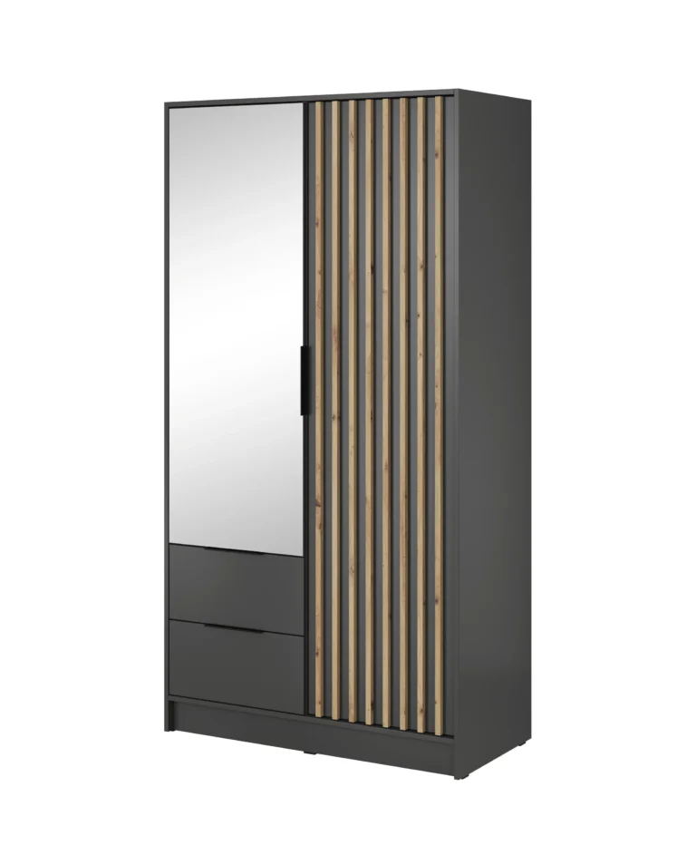 Wardrobe Nelly 2D Mirror Graphite