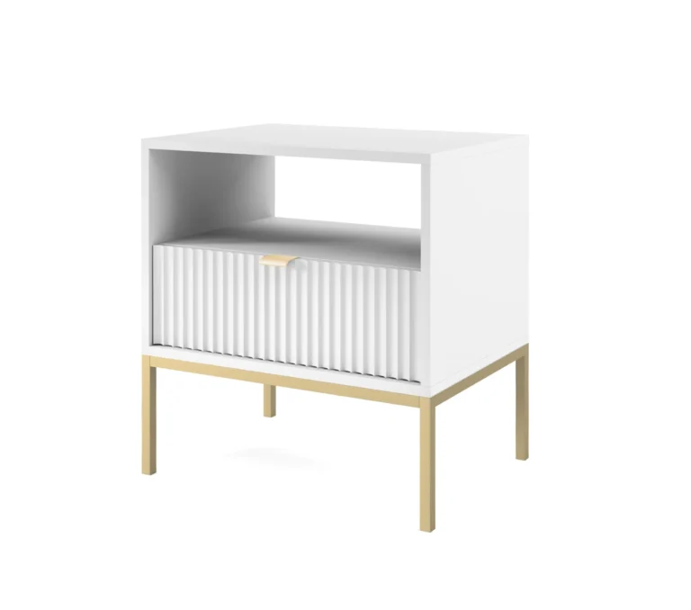 Nova night stand White Gold frame