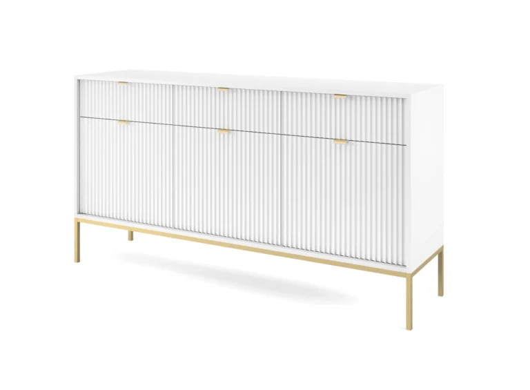 Nova Dresser 3 White Gold frame